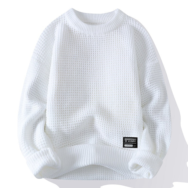 FABIO™ | PULLOVER GIROCOLLO IN MAGLIA